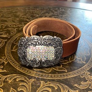 Fossil Bling Belt, GUC, added belt holes for better fit.